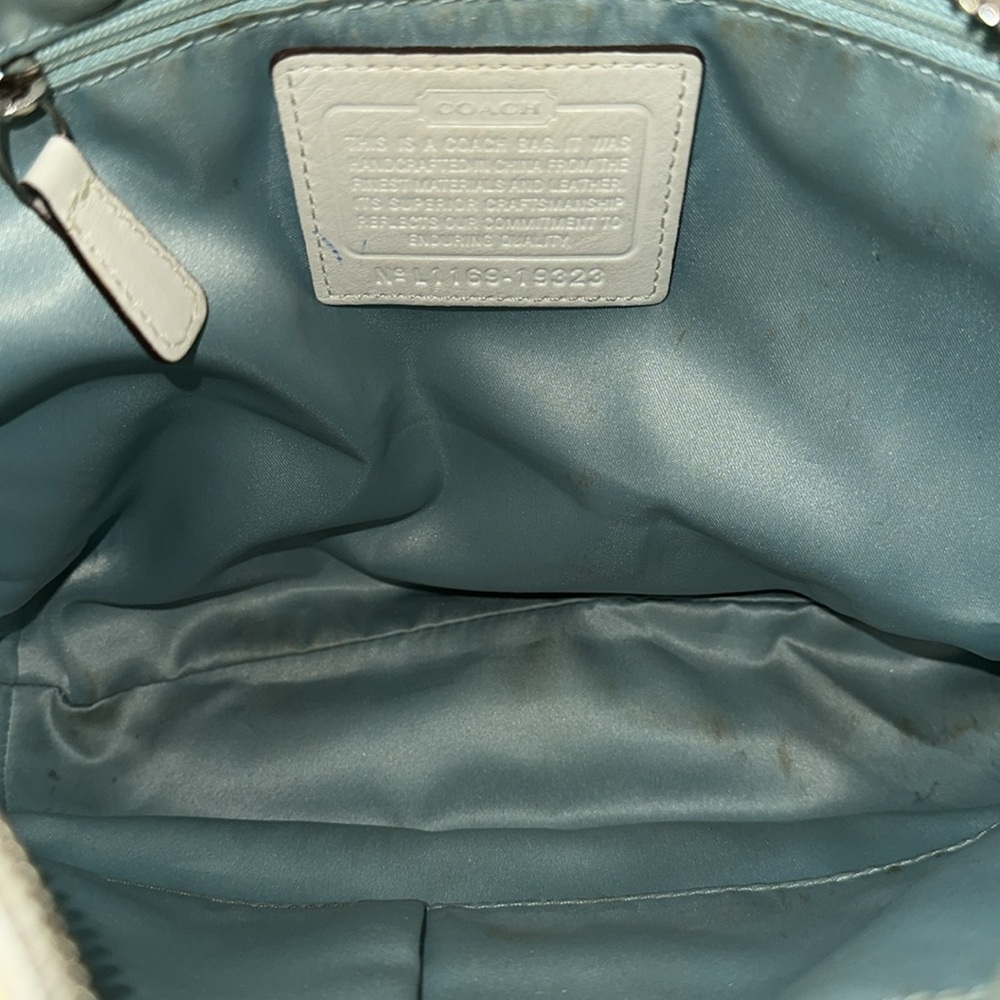 Coach Kristin Leather Python Embossed Convertible… - image 8